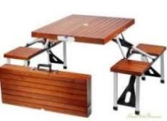 Mesa de camping en alquiler